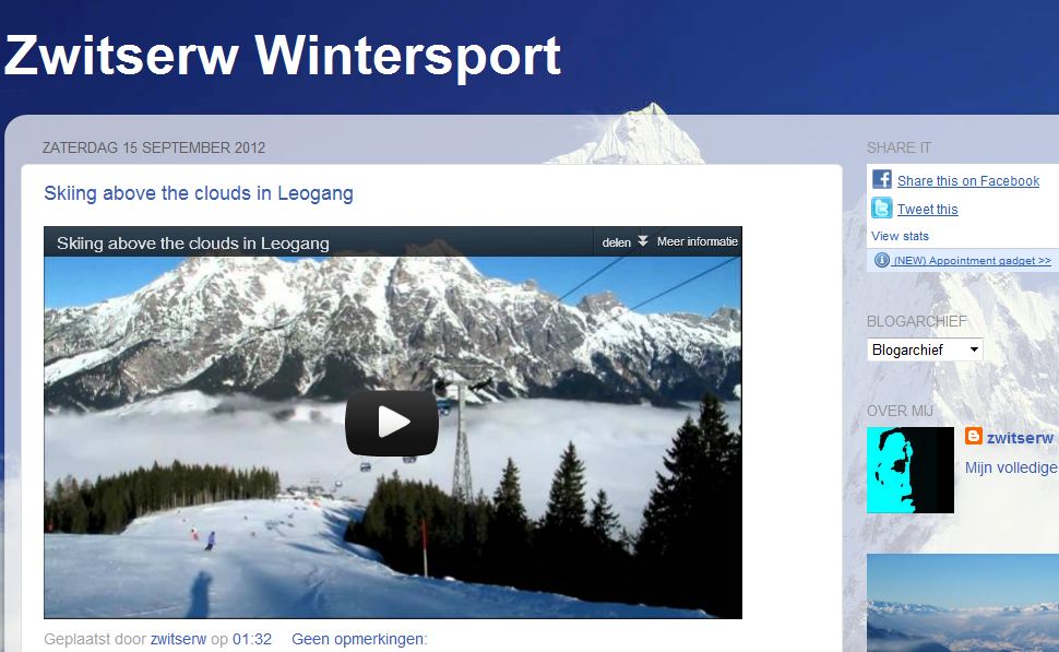Het Zwitserw wintersport Blog